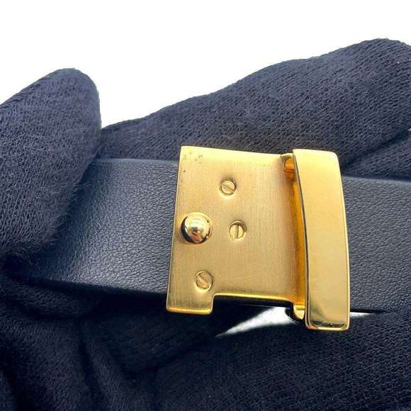 Louis Vuitton Belt Couture Leather Black - Picture 9 of 14